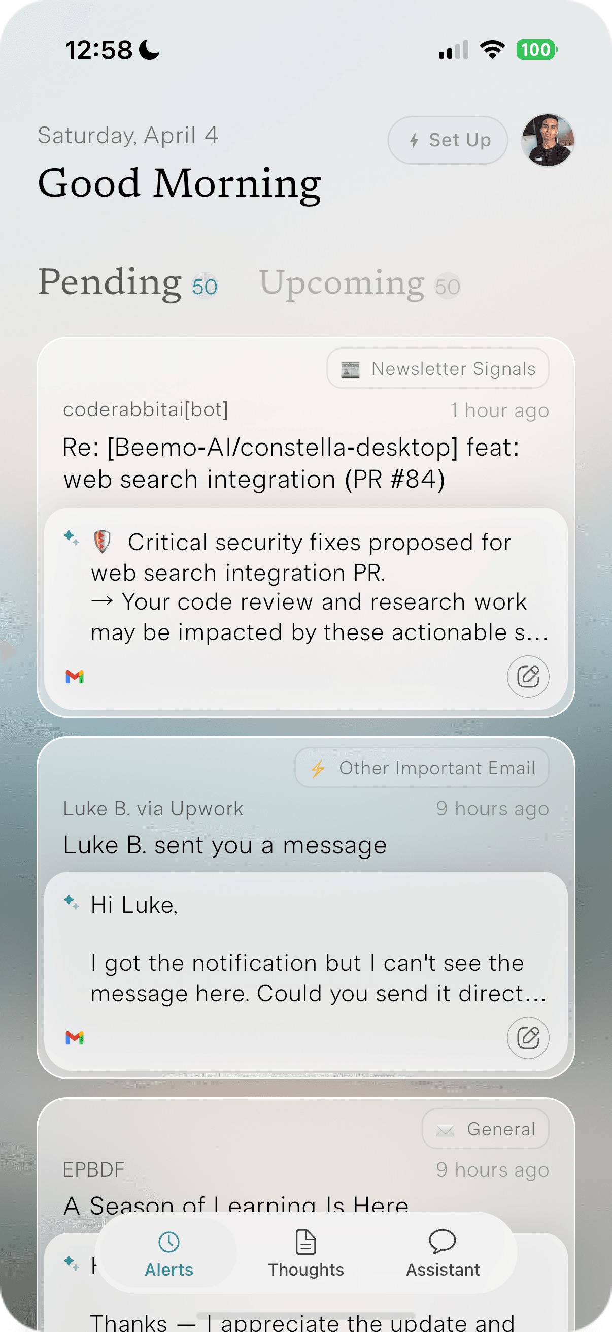Alerts - Pending
