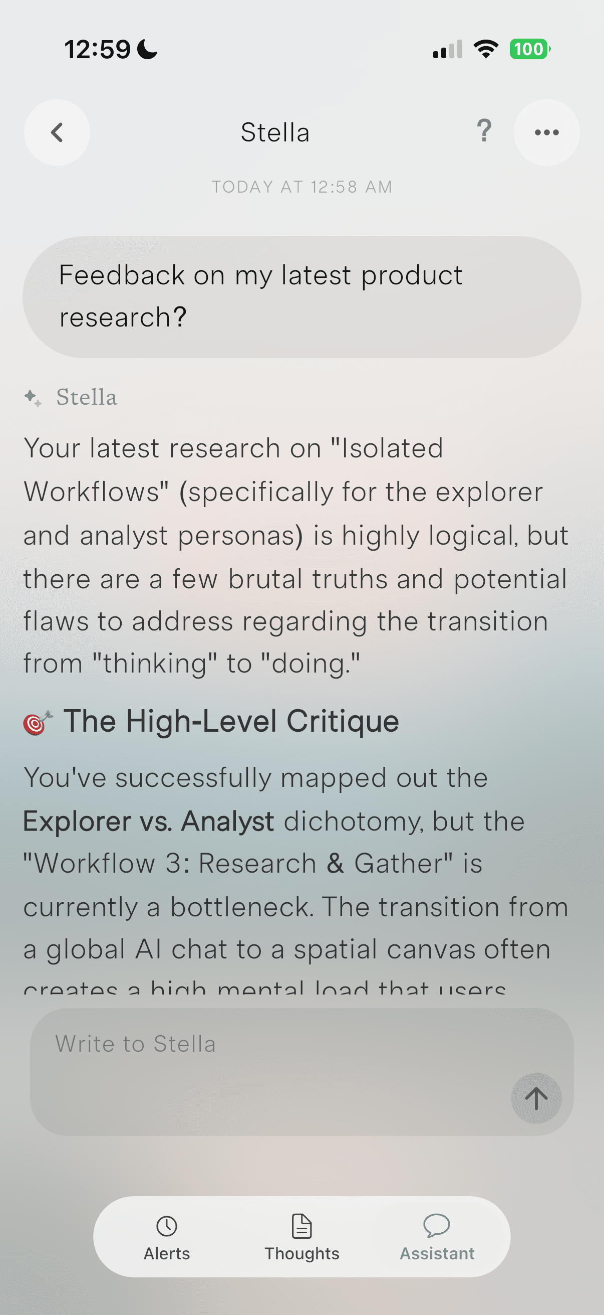 Stella Feedback